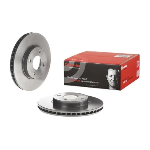 2X Brembo Bremsscheibe Vorderachse Prime Line - Uv Coated für Nissan