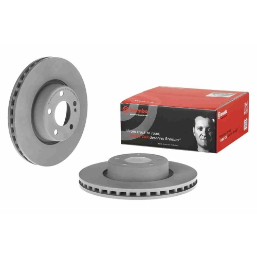 2X Brembo Bremsscheibe Prime Line - Co-cast für Mercedes Benz