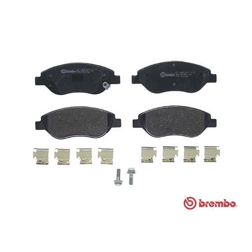 Bremsbelagsatz Scheibenbremse Brembo P23178 Prime Line für Fiat Vorderachse