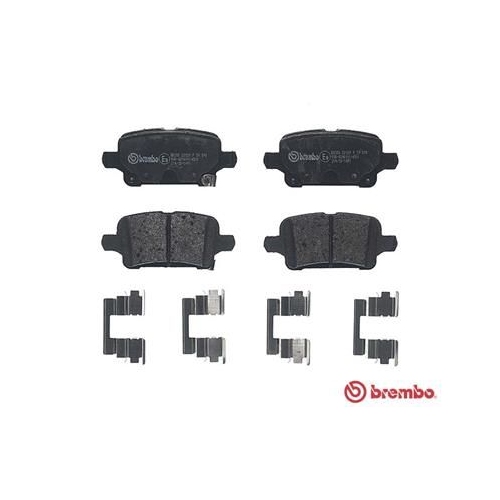 Bremsbelagsatz Scheibenbremse Brembo P59090 Prime Line für Opel Chevrolet