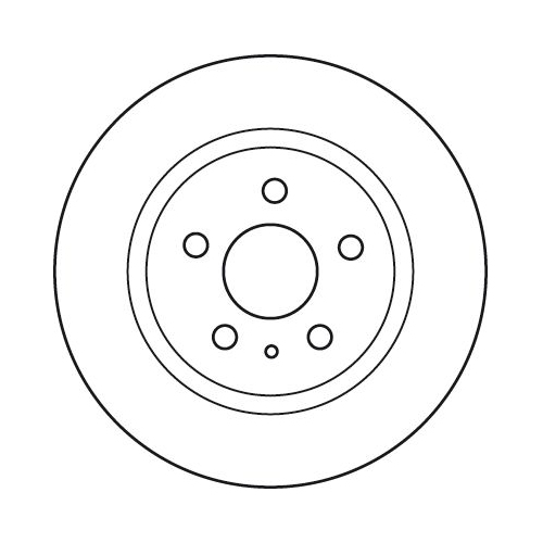 TRW 2X Bremsscheibe Hinterachse für Opel Saab Vauxhall