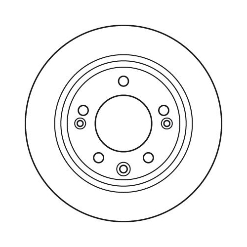 TRW 2X Bremsscheibe Hinterachse für Hyundai Kia