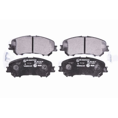 Bremsbelagsatz Scheibenbremse Hella Pagid 8DB 355 021-861 für Nissan Renault