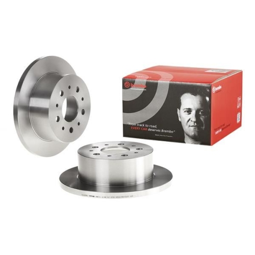 2X Brembo Bremsscheibe Hinterachse Prime Line für Citroën Fiat Peugeot