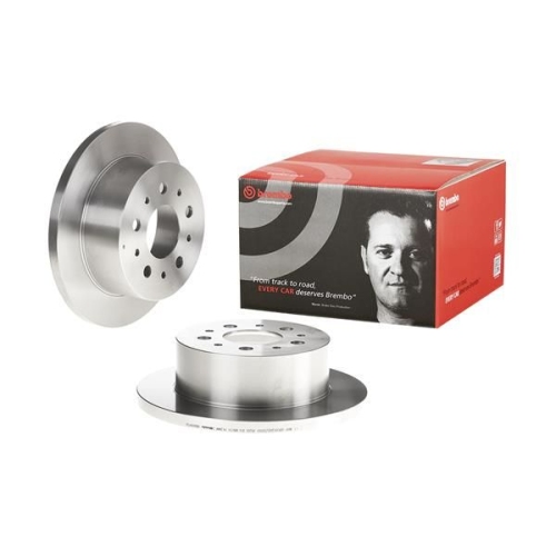 2X Brembo Bremsscheibe Hinterachse Prime Line für Citroën Fiat Peugeot