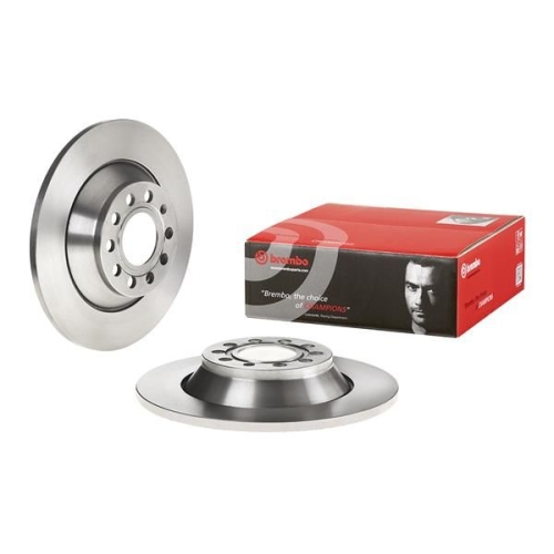 2X Brembo Bremsscheibe Hinterachse Prime Line für Audi