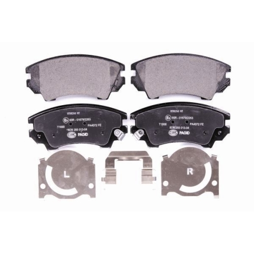 Bremsbelagsatz Scheibenbremse Hella Pagid 8DB 355 013-041 für Gmc Opel Vauxhall