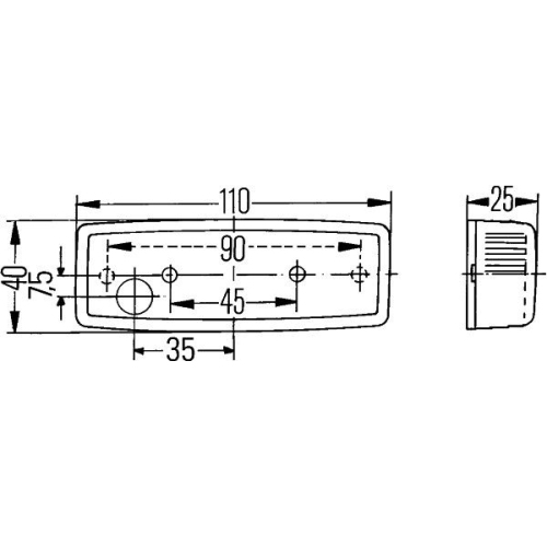 Schlussleuchte Hella 2SA 006 717-007 für Daf Fruehauf Iveco Scania Liebherr