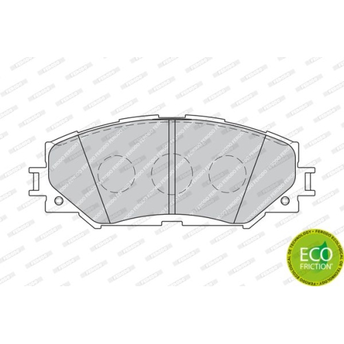 Bremsbelagsatz Scheibenbremse Ferodo FDB1891 Premier Eco Friction für Subaru