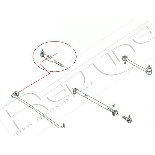 Spurstangenkopf Red-line 40NI004 für Honda Nissan Vorderachse Rechts