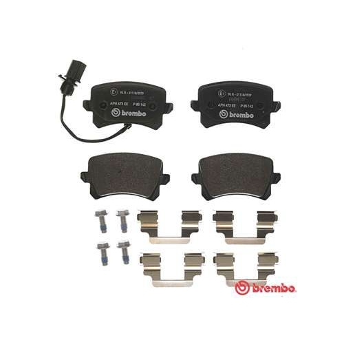 Bremsbelagsatz Scheibenbremse Brembo P85142 Prime Line für Audi Seat Skoda VW