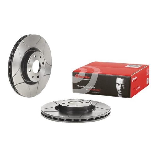 2X Brembo Bremsscheibe Xtra Line - Max für Alfa Romeo Citroën Fiat