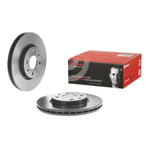 2X Brembo Bremsscheibe Prime Line - Uv Coated für Alfa Romeo Citroën