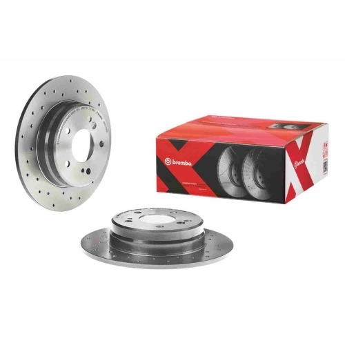 2X Brembo Bremsscheibe Xtra Line - Xtra für Chrysler Mercedes Benz