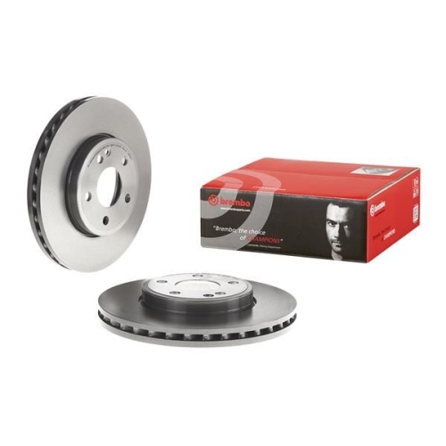 2X Brembo Bremsscheibe Prime Line - Uv Coated für Mercedes Benz