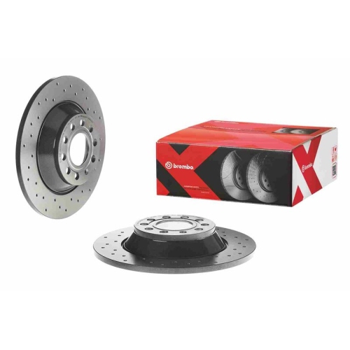 2X Brembo Bremsscheibe Hinterachse Xtra Line - Xtra für Audi