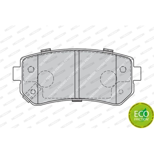 Bremsbelagsatz Scheibenbremse Ferodo FDB1956 Premier Eco Friction für Hyundai