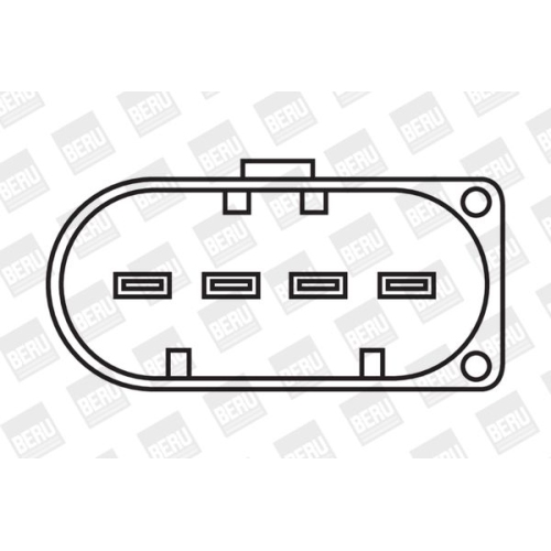 Zündspule Borgwarner (beru) ZSE012 für Porsche