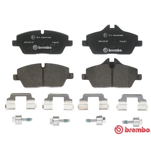 Bremsbelagsatz Scheibenbremse Brembo P06091 Prime Line für Bmw Vorderachse