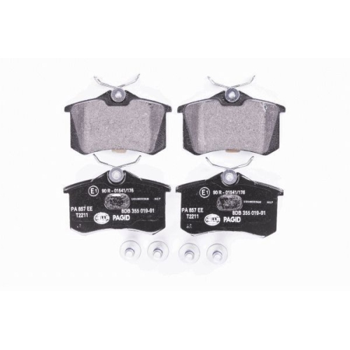 Brake Pad Set Disc Brake Hella Pagid 8DB 355 019-911 for Opel Peugeot Renault