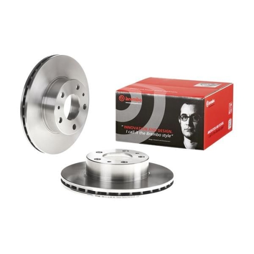 2X Brembo Bremsscheibe Vorderachse Prime Line für Citroën Fiat Peugeot