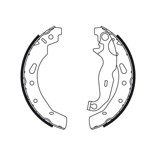 Bremsbackensatz Trw GS8787 für Mazda Hinterachse