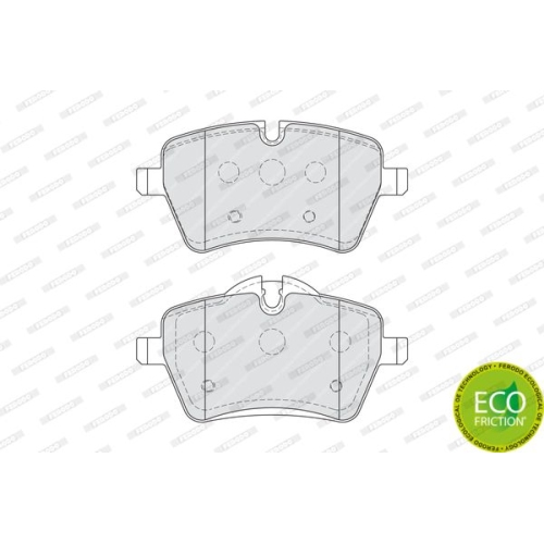 Brake Pad Set Disc Brake Ferodo FDB4080 Premier Eco Friction for Bmw Mini