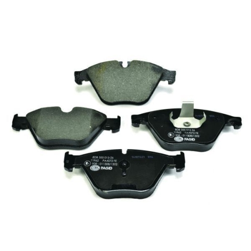 Bremsbelagsatz Scheibenbremse Hella Pagid 8DB 355 015-261 für Bmw Vorderachse