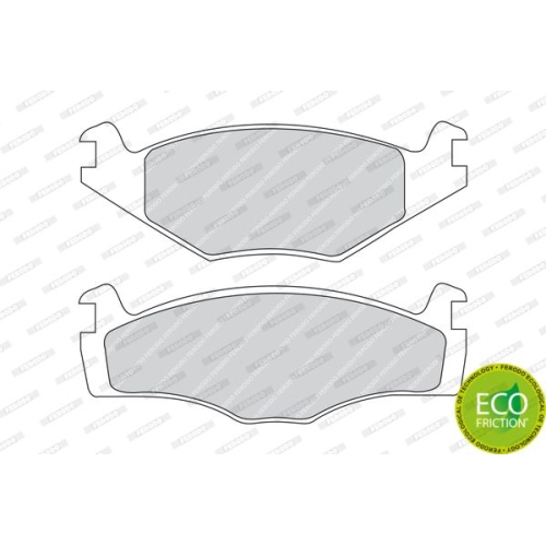 Bremsbelagsatz Scheibenbremse Ferodo FDB419 Premier Eco Friction für Seat VW