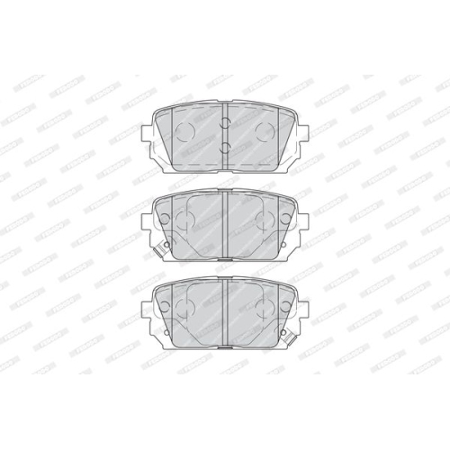 Bremsbelagsatz Scheibenbremse Ferodo FDB4193 Premier für Kia Hinterachse