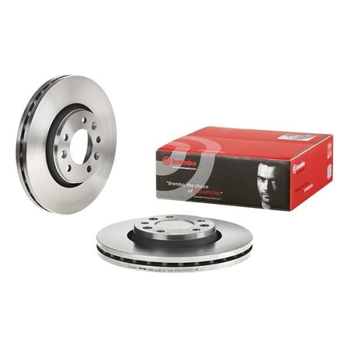 2X Brembo Bremsscheibe Prime Line für Citroën Fiat Peugeot Toyota