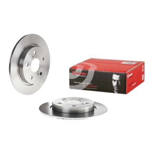 2X Brembo Bremsscheibe Hinterachse Prime Line für Toyota