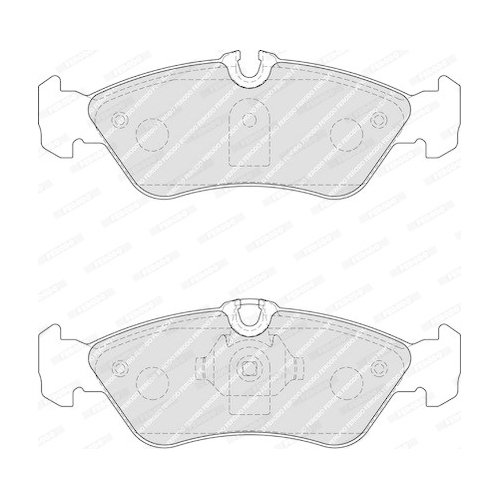 Bremsbelagsatz Scheibenbremse Ferodo FVR1876 Premier Eco Friction für VW