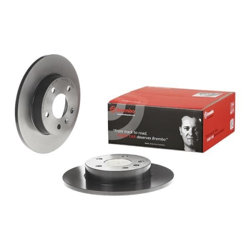 2X Brembo Bremsscheibe Prime Line - Uv Coated für Opel Vauxhall