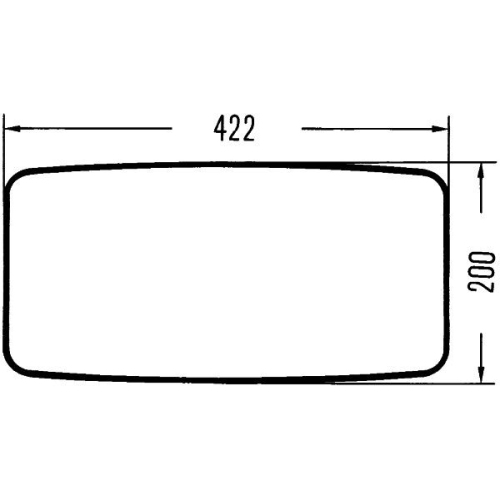 Außenspiegel Hella 8SB 501 081-041 für Daf Mercedes Benz Mercedes Benz Volvo