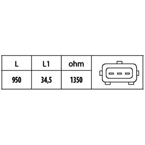 Impulsgeber Kurbelwelle Hella 6PU 009 146-451 für Fiat Ferrari