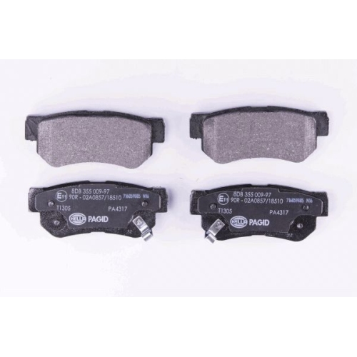 Bremsbelagsatz Scheibenbremse Hella Pagid 8DB 355 009-971 für Ssangyong Hyundai