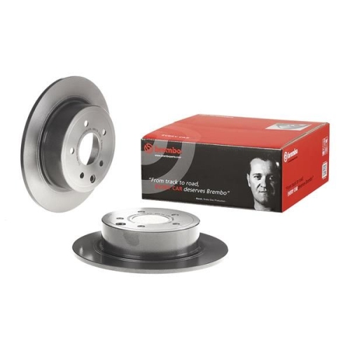 2x Disco Freno BremboPrime Line - Uv Coated per Nissan Renault Infiniti