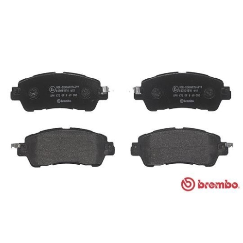 Bremsbelagsatz Scheibenbremse Brembo P49055 Prime Line für Mazda Nissan Scion