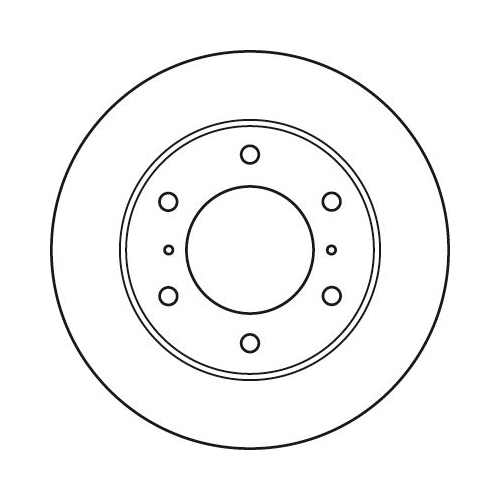 TRW 2X Bremsscheibe Vorderachse für Mitsubishi