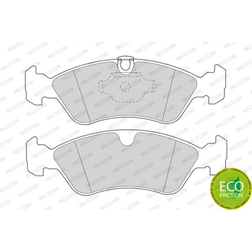 Bremsbelagsatz Scheibenbremse Ferodo FDB1067 Premier Eco Friction für Opel