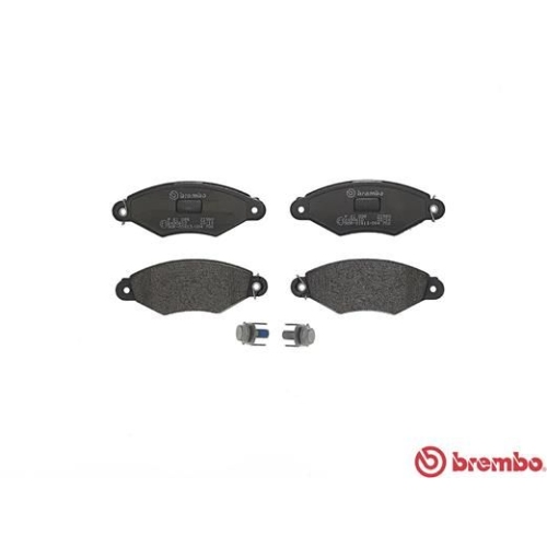 Bremsbelagsatz Scheibenbremse Brembo P61098 Prime Line für Citroën Fiat Peugeot