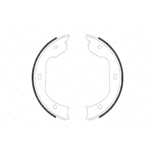 Bremsbackensatz Feststellbremse Ferodo FSB668 Premier für Bmw VW Hinterachse