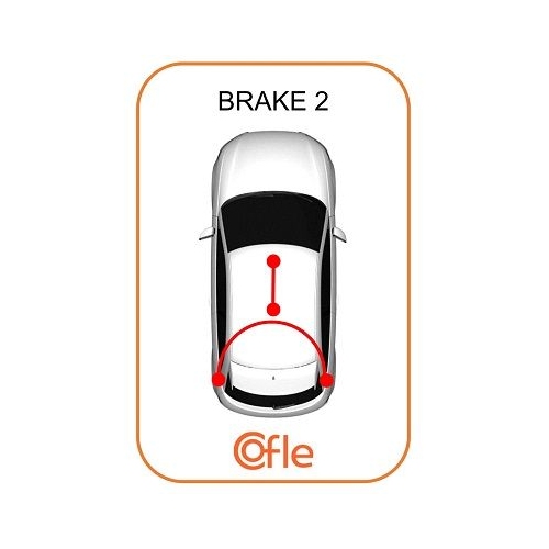 Seilzug Feststellbremse Cofle 1171.8 für Citroën Fiat Peugeot Hinten