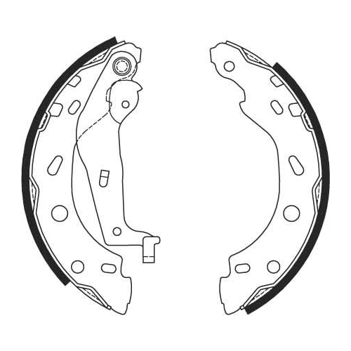 Bremsbackensatz Trw GS8685 für Smart Hinterachse