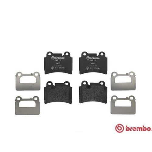 Bremsbelagsatz Scheibenbremse Brembo P85111 Prime Line für Audi Seat Skoda VW