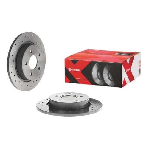 2X Brembo Bremsscheibe Xtra Line - Xtra für Ford Ford Asia & Oceania