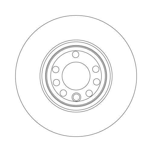 TRW 1X Bremsscheibe Vorderachse für Opel Saab Vauxhall Chevrolet Cadillac