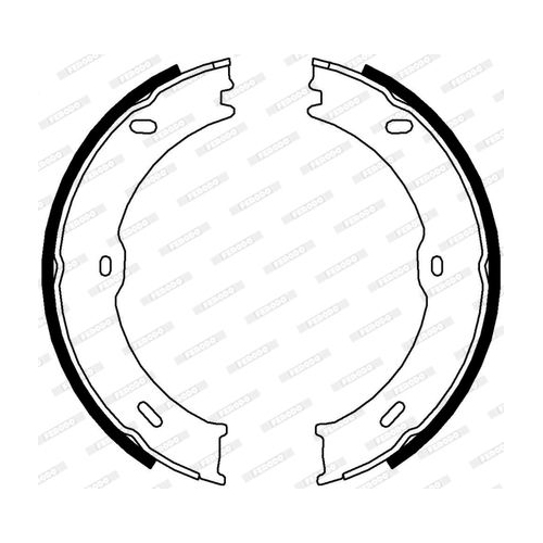 Bremsbackensatz Feststellbremse Ferodo FSB4001 Premier für Audi Mercedes Benz VW