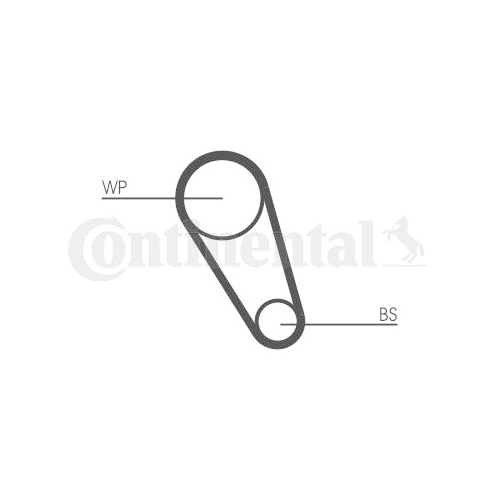 Zahnriemen Continental Ctam CT1185 für Audi Seat Skoda VW